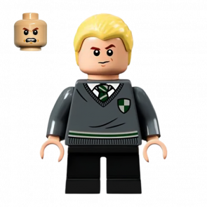 Фигурка Lego Harry Potter Draco Malfoy Slytherin Sweater with Crest Films hp267 Б/У