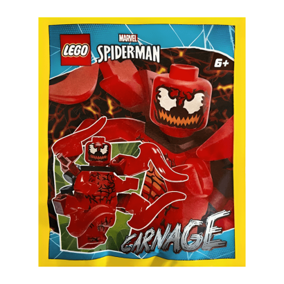 Конструктор Lego Фигурка Marvel Carnage Paper Bag Super Heroes 242216 sh0683 Новый - Retromagaz