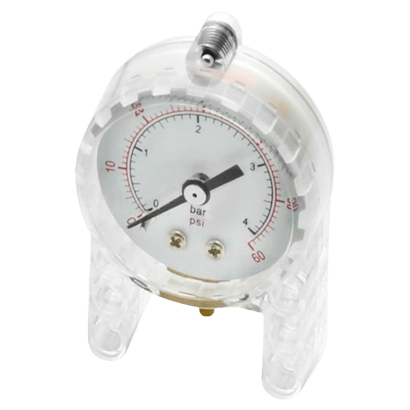 Technic Lego Пневматика Pressure Gauge Manometer 64065c01 Trans Clear Б/У - Retromagaz