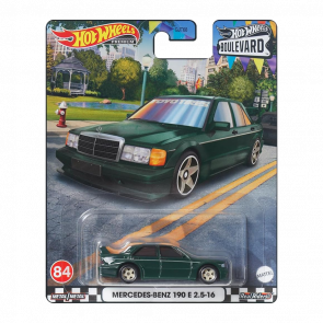 Машинка Premium Hot Wheels Mercedes-Benz 190 E 2.5-16 Boulevard 1:64 GJT68/HWW12 Green - Retromagaz