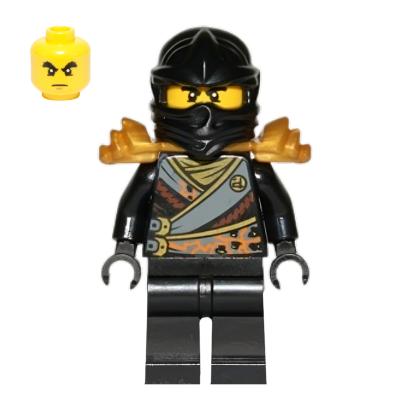 Фигурка Lego Ninja Cole Rebooted Shoulder Armor Ninjago njo139 Б/У - Retromagaz