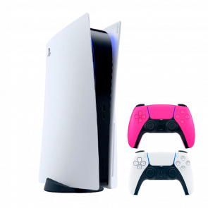 Набор Консоль Sony PlayStation 5 Blu-ray 825GB White Новый + Геймпад Беспроводной DualSense Pink