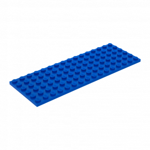 Пластина Lego Звичайна 4шт 6 x 16 3027 4611373 Blue Б/У