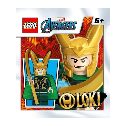 Конструктор Lego Фигурка Loki Spongy Cape Foil Pack Super Heroes 242211 sh0644 Новый - Retromagaz