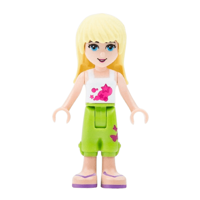 Фігурка Lego Girl Stephanie Lime Cropped Trousers Friends frnd028 Б/У - Retromagaz