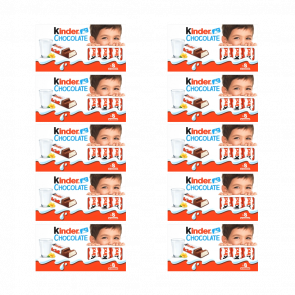 Набір Шоколад Молочний Kinder Chocolate 8 Pieces 100g 10шт