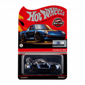 Машинка Premium Hot Wheels Porsche 959 Red Line Club RLC 1:64 HWF18 Blue