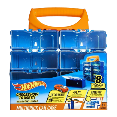 Контейнер Hot Wheels на 8 Машинок 1:64 HWCC8A Blue - Retromagaz