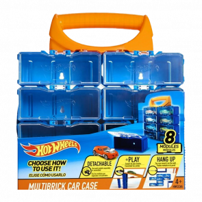 Контейнер Hot Wheels на 8 Машинок 1:64 HWCC8A Blue - Retromagaz