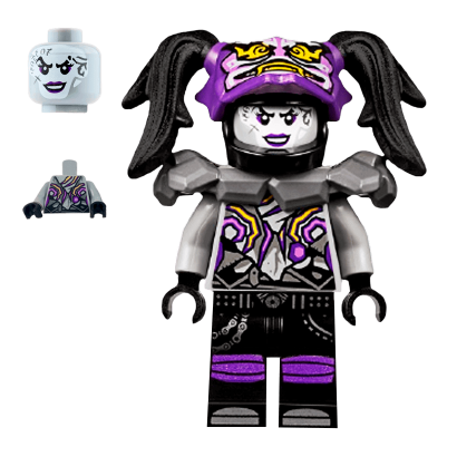 Фигурка Lego Другое Ultra Violet Oni Mask of Hatred Ninjago njo397 1 Б/У - Retromagaz