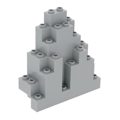 Скеля Lego Панель Triangular 3 x 8 x 7 6083 4161046 6052991 Light Bluish Grey Б/У - Retromagaz