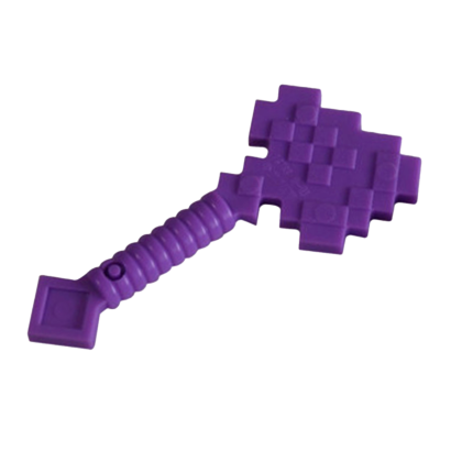 Оружие Lego Minecraft Axe Pixelated 18788 6167588 Medium Lavender Б/У - Retromagaz