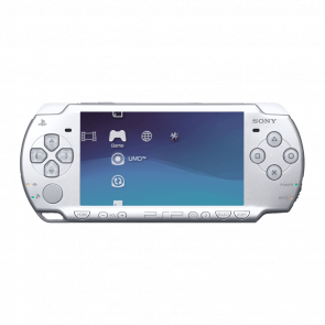 Консоль Sony PlayStation Portable Slim PSP-2ххх Модифицированная 32GB Silver + 5 Встроенных Игр Б/У - Retromagaz