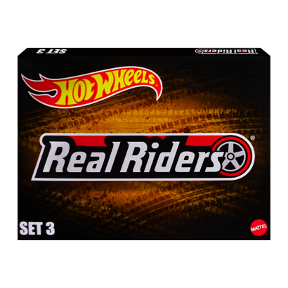 Колеса Hot Wheels 24шт Real Riders Wheels Pack - Set 3 Red Line Club RLC 1:64 HGK89 Black - Retromagaz