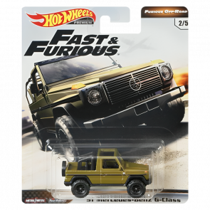 Машинка Premium Hot Wheels 1991 Mercedes-Benz G-Class Fast & Furious 1:64 GBW96 Green - Retromagaz