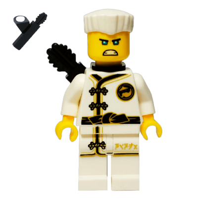 Фігурка Lego Ninja Zane White Wu-Cru Training Gi Ninjago njo423 Б/У - Retromagaz