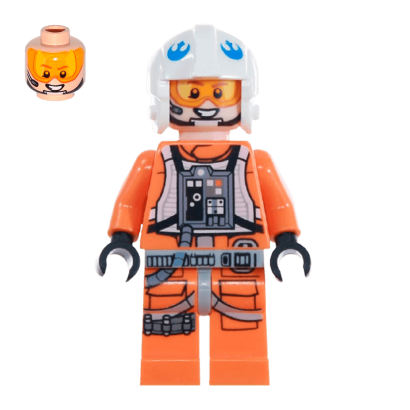 Фигурка Lego Повстанец Zin Evalon Pilot Star Wars sw0761 Б/У - Retromagaz