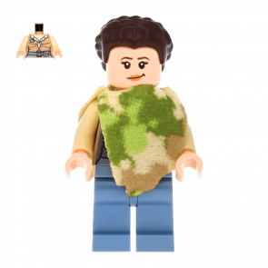 Фигурка Lego Повстанец Princess Leia Camouflage Cape Star Wars sw0643 1 Б/У - Retromagaz