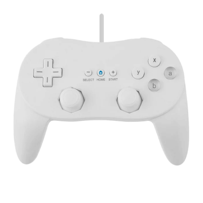 Геймпад Проводной RMC Wii Classic Controller Pro White 1m Новый - Retromagaz