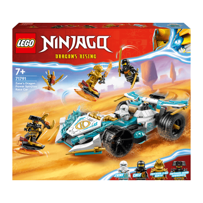 Конструктор Lego Zane's Dragon Power Spinjitzu Race Car Ninjago 71791 Новый - Retromagaz