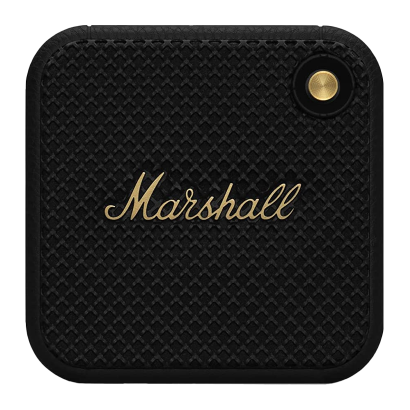 Портативна Колонка Marshall Willen Black and Brass - Retromagaz