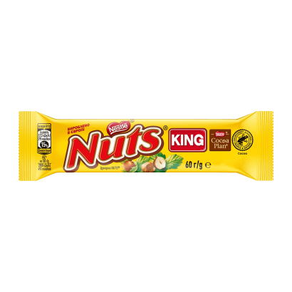 Батончик Nestle Nuts King Шоколадний 60g - Retromagaz