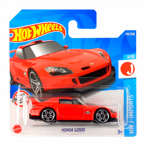 Машинка Базова Hot Wheels Honda S2000 J-Imports 1:64 HCX25 Red - Retromagaz