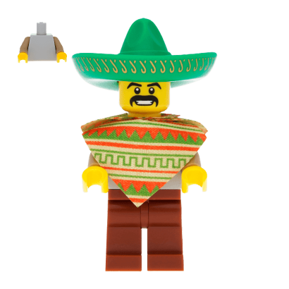 Фигурка Lego Series 2 Mariachi Maraca Man Collectible Minifigures col017 Б/У - Retromagaz