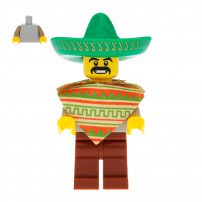 Фигурка Lego Series 2 Mariachi Maraca Man Collectible Minifigures col017 Б/У