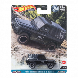 Машинка Premium Hot Wheels 1993 Mercedes-Benz G-Class Off-Road 1:64 HKC72 Black - Retromagaz