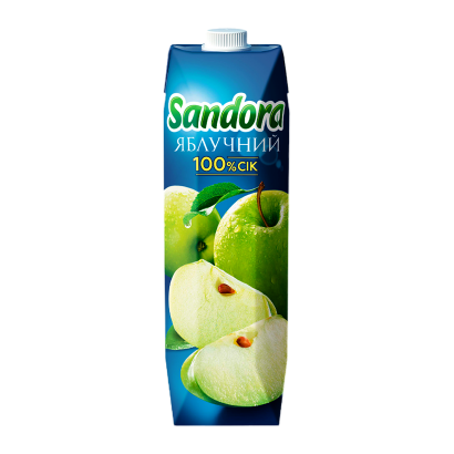 Сок Sandora Яблочный 950ml - Retromagaz