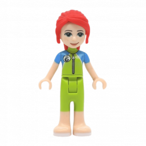 Фигурка Lego Girl Mia Lime Wetsuit Sunglasses Friends frnd306 2 Б/У - Retromagaz