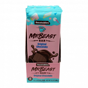 Набір Шоколад Молочний MrBeast Feastables Темний 60g 10шт - Retromagaz