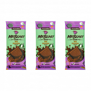 Набір Шоколад Молочний MrBeast Feastables 60g 3шт