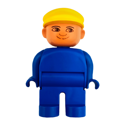 Фігурка Lego Boy Blue Legs Blue Top Duplo 4555pb164 Б/У - Retromagaz