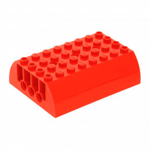 Скіс Lego Заокруглена 2шт Double 6 x 8 x 2 45411 56204 4585977 Red Б/У - Retromagaz