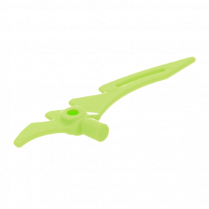 Оружие Lego Топор 10шт Crescent Blade Serrated with Bar 98141 6109558 Yellowish Green Б/У - Retromagaz