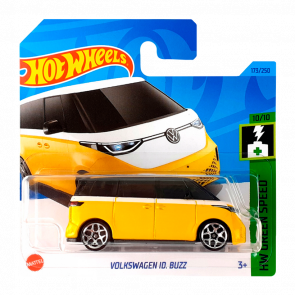 Машинка Базова Hot Wheels Volkswagen ID. Buzz Green Speed 1:64 HKG51 Yellow