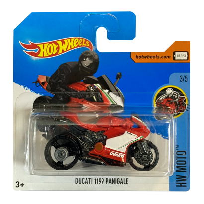 Машинка Базовая Hot Wheels Ducati 1199 Panigale Moto 1:64 DTY24 Red - Retromagaz