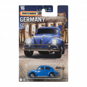 Тематична Машинка Matchbox 1962 Volkswagen Beetle Germany 1:64 GWL49/HPC59 Blue - Retromagaz