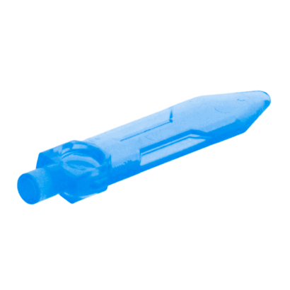 Оружие Lego Меч 4шт Blade with Bar 23860 6133840 Trans-Dark Blue Б/У - Retromagaz