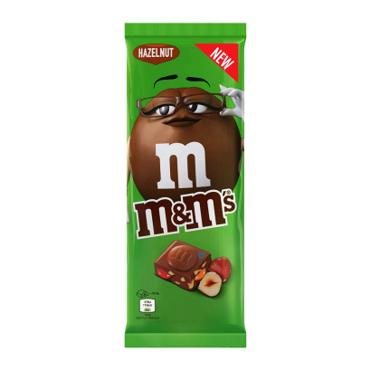 Шоколад Молочний M&M's Hazelnut 150g - Retromagaz