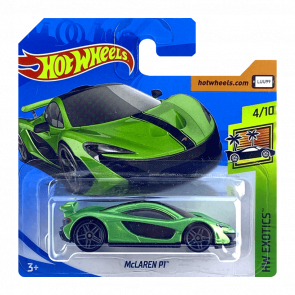 Машинка Базовая Hot Wheels McLaren P1 Exotics 1:64 FJY08 Green