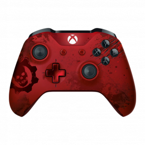 Геймпад Беспроводной Microsoft Xbox One Gears of War 4 Crimson Omen Limited Edition Version 2 Red Б/У