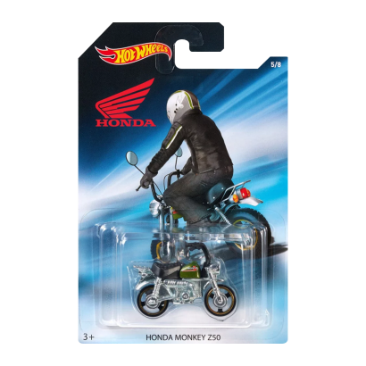 Тематична Машинка Hot Wheels Honda Monkey Z50 Honda 70th Anniversary 1:64 FKD27 Green - Retromagaz