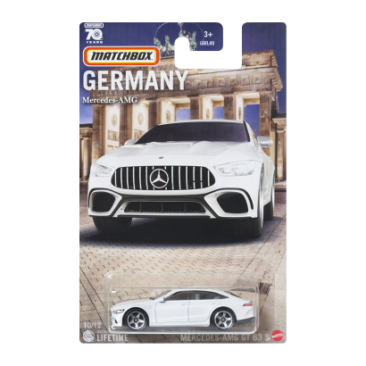 Тематична Машинка Matchbox Mercedes-AMG GT 63 S Germany 1:64 GWL49/HPC65 White - Retromagaz