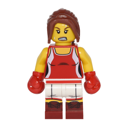 Фігурка Lego Series 16 Kickboxer Girl Collectible Minifigures col251 1 Б/У - Retromagaz