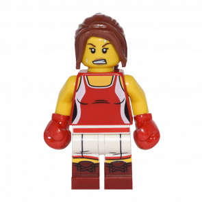 Фігурка Lego Series 16 Kickboxer Girl Collectible Minifigures col251 1 Б/У - Retromagaz