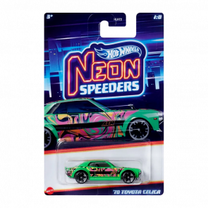 Тематическая Машинка Hot Wheels '70 Toyota Celica Neon Speeders 1:64 HLH72/HRW67 Green