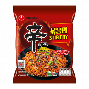 Локшина Nongshim Shin Ramyun Strit Fry Spicy Гостра 131g - Retromagaz